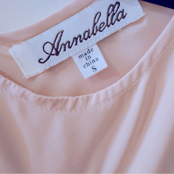 Francesca’s Annabella Pale Pink Dress Size Small - Picture 3 of 5